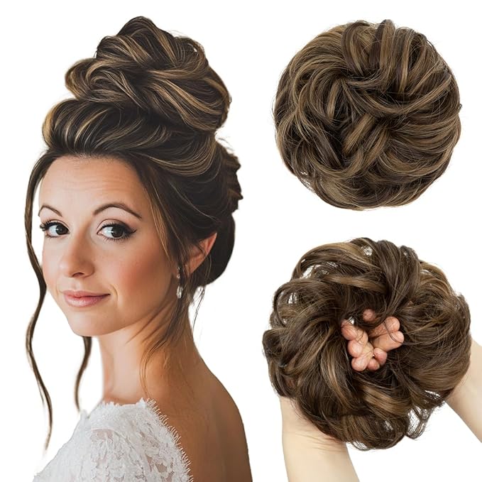 PREMIUM MESSY BUN HAIR SCRUNCHIES