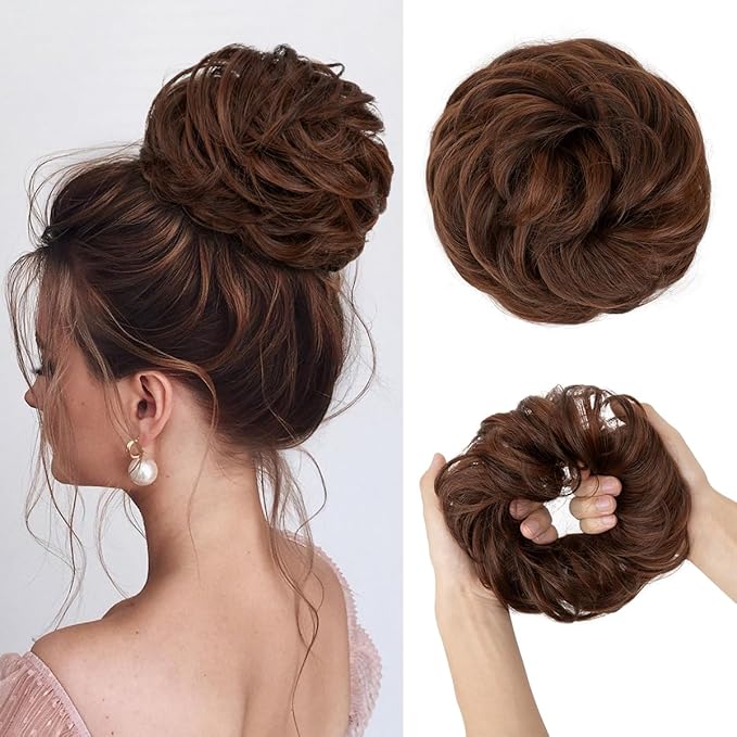 PREMIUM MESSY BUN HAIR SCRUNCHIES