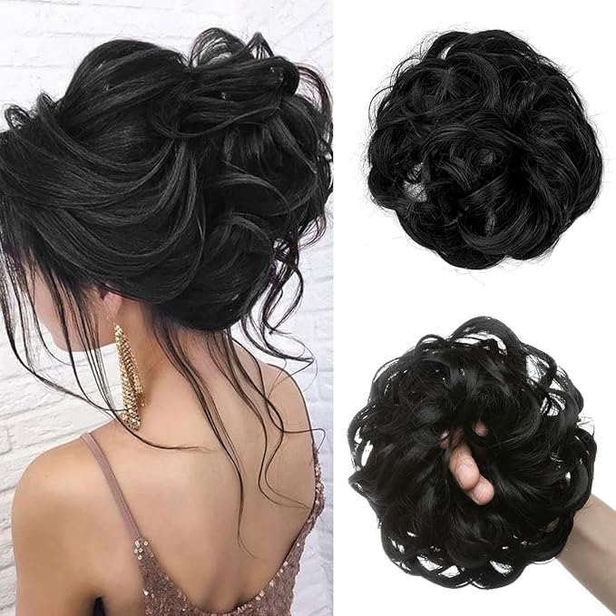 PREMIUM MESSY BUN HAIR SCRUNCHIES