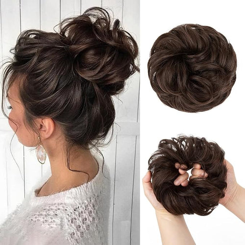 PREMIUM MESSY BUN HAIR SCRUNCHIES
