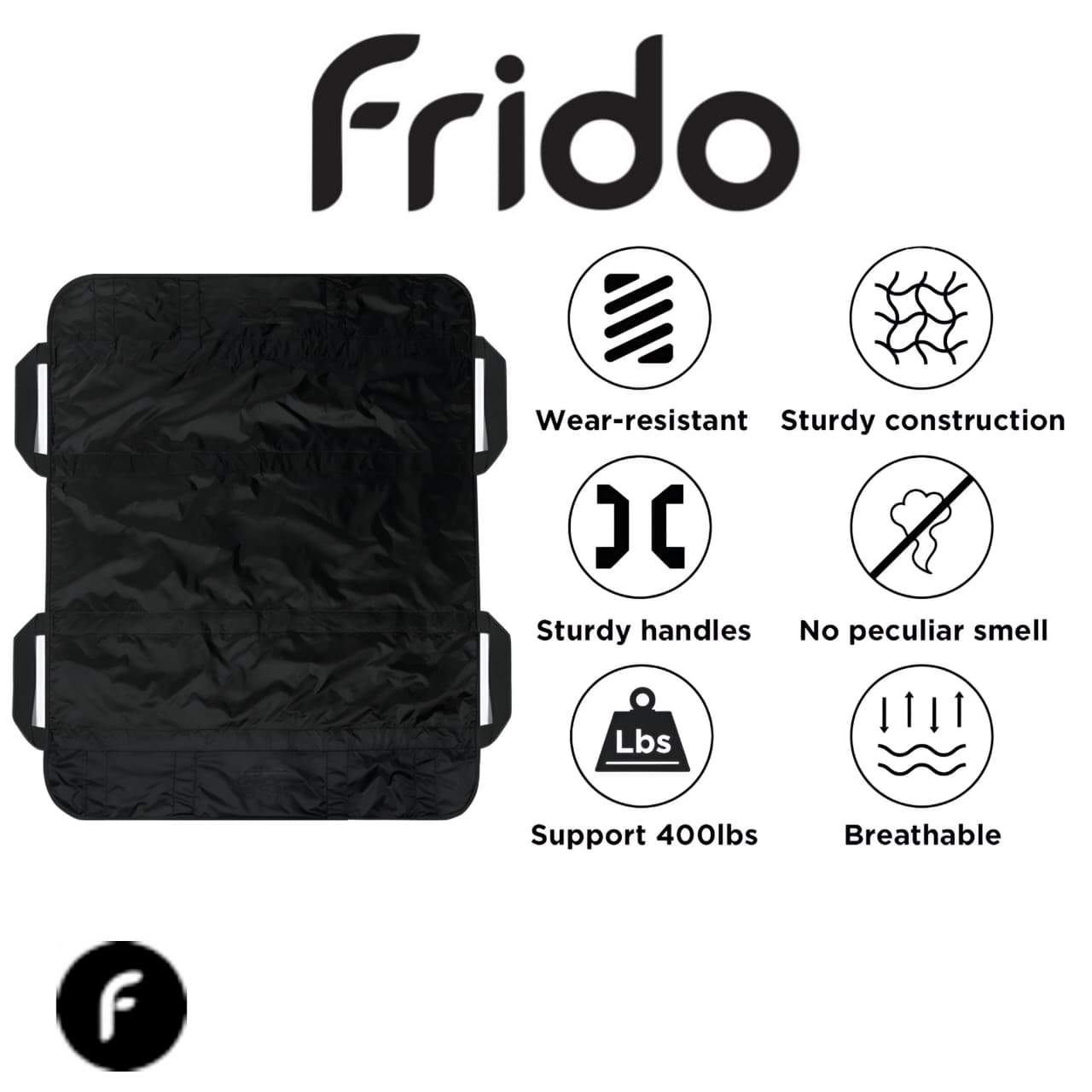 Multifunctional Patient Positioning Bed Pad with Handles